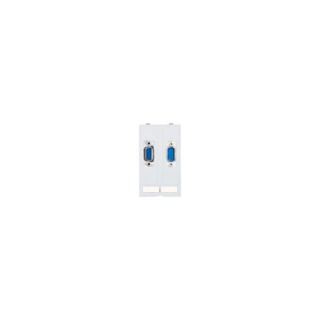 MODLINK MSDD insert données — 1xSUB-D9 femelle/femelle + 1xSUB-D9 mâle/mâle — Réf. 4000-68000-0250000