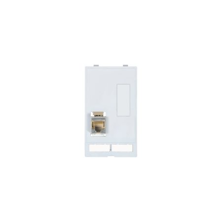 MODLINK MSDD insert données — 1×RJ45 + 1xSUB-D9 obturé — Réf. 4000-68000-1210000