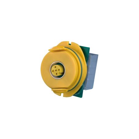 MODLINK M12 codage A/serre-câble jaune — Réf. 4000-69000-1090000
