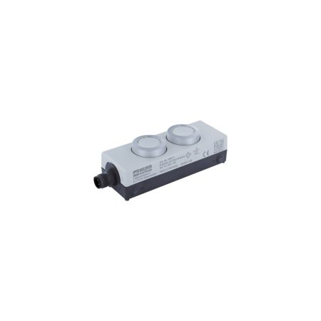 Bouton de réarmement avec 2 boutons-poussoirs — 1 contact NO chacun dans un boîtier IP65 — Réf. 69011
